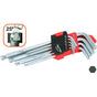 Tactix 9Pc Hex Key Ball Point End Set-Metric | Wrenches & Spanners - Sets-Hand Tools-Tool Factory