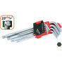 Tactix 9Pc Hex Key Ball Point End Set-Sae | Wrenches & Spanners - Sets-Hand Tools-Tool Factory