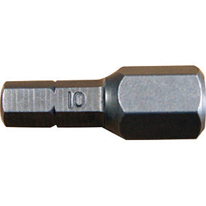Teng 1/4in Hex Bit- Hex 10mm  30L**