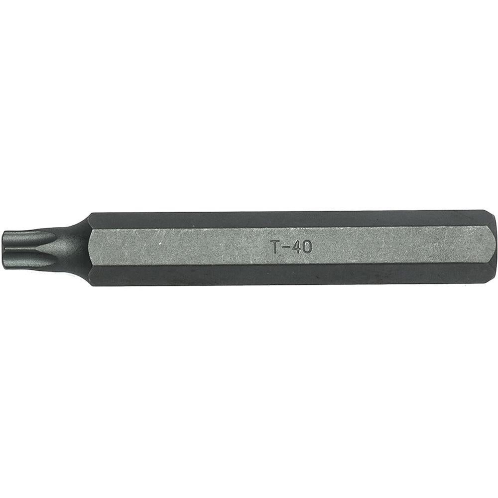 Teng 10Mm Hex Dr. Tx40 Cr-V Bit / L75Mm | Bits & Drivers - TX Bits (75mm Long)-Hand Tools-Tool Factory