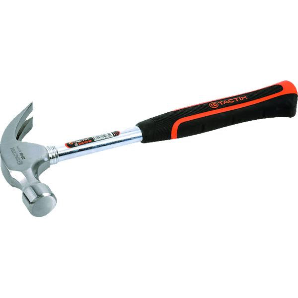 Tactix - Claw Hammer (20Oz) Tubular Steel Handle | Striking Tools - Claw-Hand Tools-Tool Factory