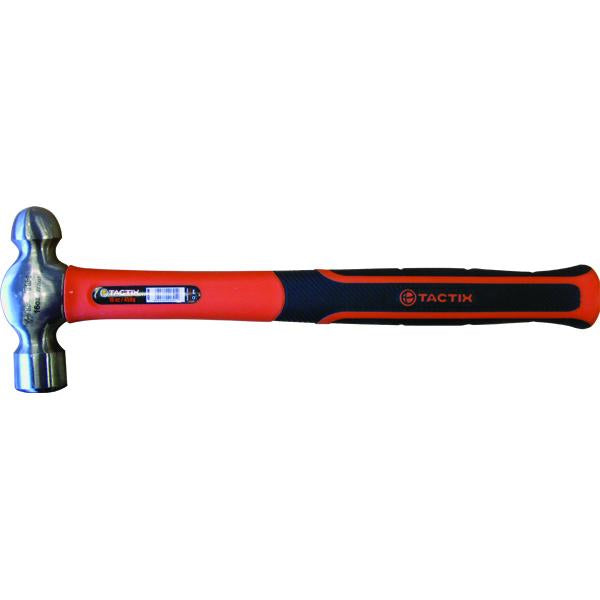 Tactix Hammer Ball Pein 16Oz (450Gm) Fiberglass | Striking Tools - Ball Pein-Hand Tools-Tool Factory