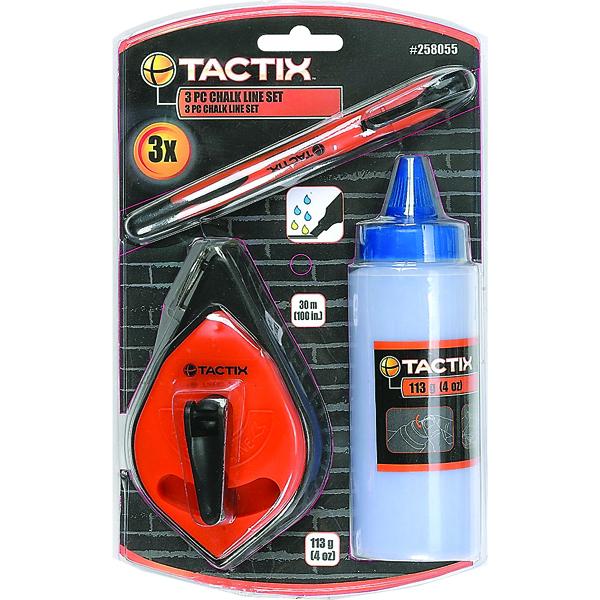 Tactix Chalk Line 3Pc Set | Masonry & Painting-Hand Tools-Tool Factory