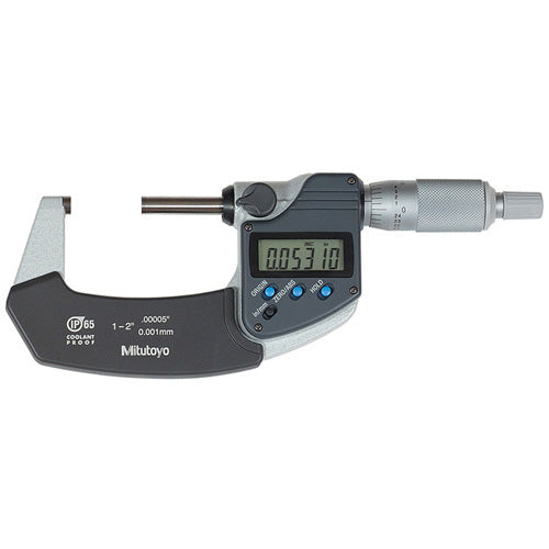 Mitutoyo Outside Micrometer Digital 1-2"/25-50mm x .00005"/0.001mm-Mitutoyo-Tool Factory