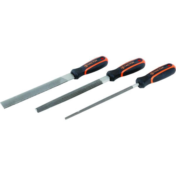 Tactix File Steel 3Pc Set | Cutting Tools - Files-Hand Tools-Tool Factory