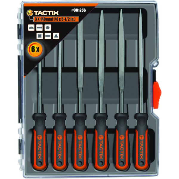 Tactix 140Mm Needle File Set 6Pc | Cutting Tools - Files-Hand Tools-Tool Factory