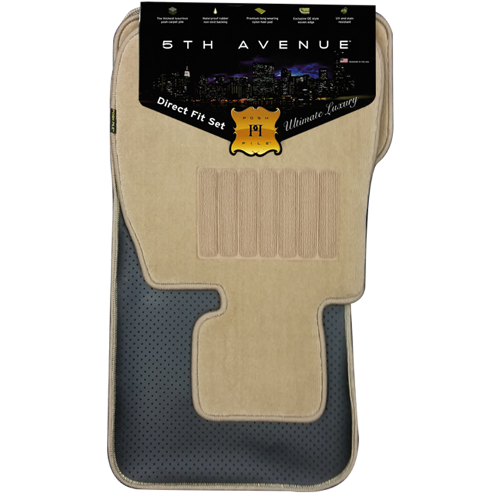 Posh Pile Bmw E90 3 Series Sedan 2004-2009 Tan Rhd-Car Mats-Tool Factory