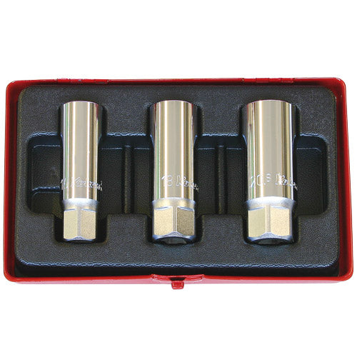 Koken 3/8" Dr Spark Plug Socket Set - 3pc 16-20.8mm-Sockets & Accessories-Tool Factory