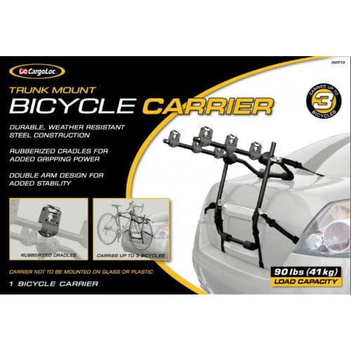 Cargoloc Bicycle Carrier - Trunk Mount Type 3-Bikes #32513