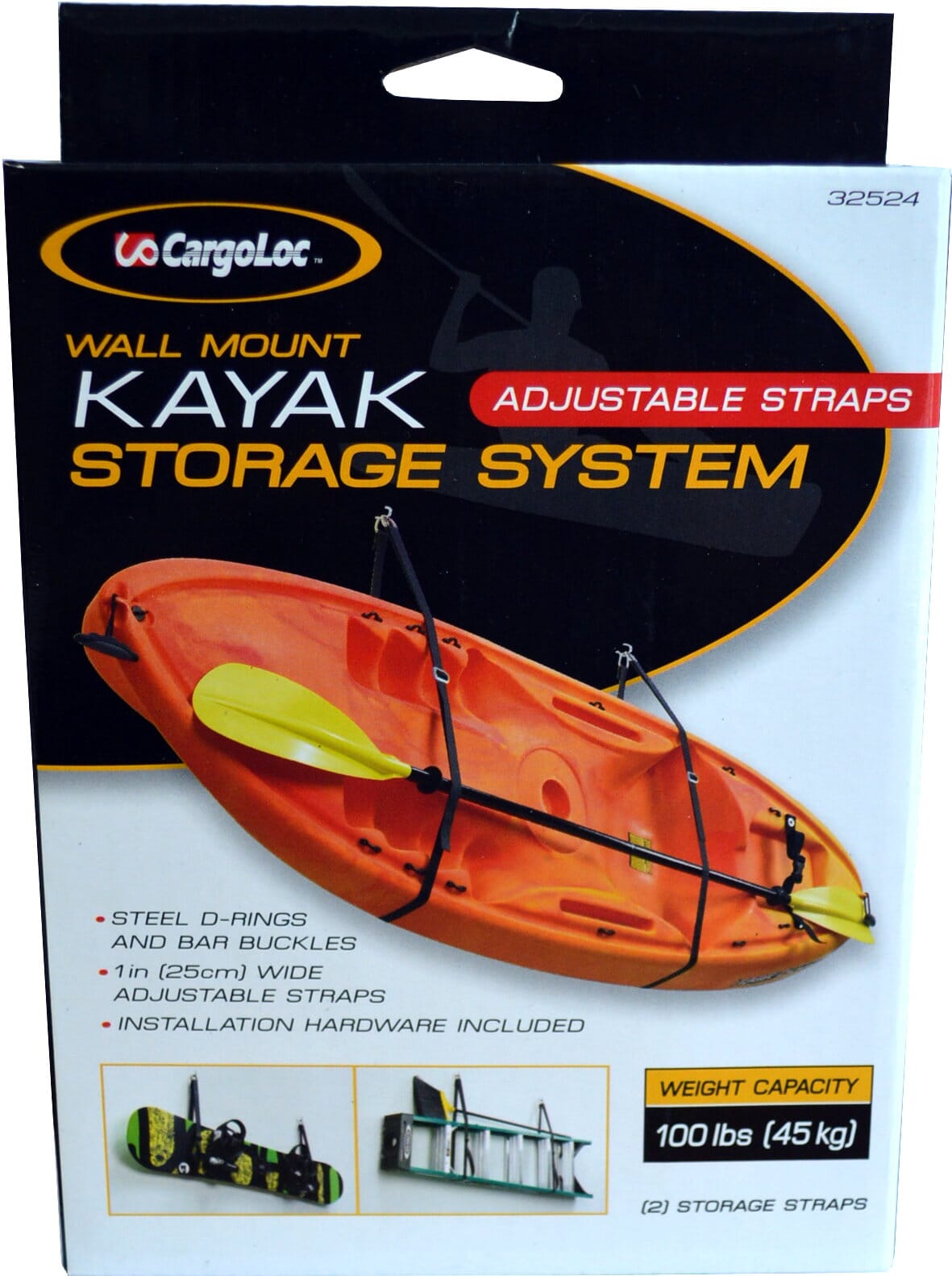 Cargoloc Kayak Wall Mount Storage System #32524