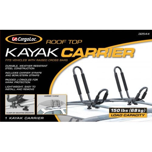 Cargoloc Kayak Carrier For Vehicle Rooftop #32544