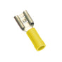 Champion Yellow Female Push - On Spade Terminal - 100Pk | Auto Crimp Terminals - Push-On-Automotive & Electrical Accessories-Tool Factory