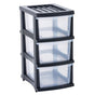 Taurus Storage Organiser 3 Drawer Grey