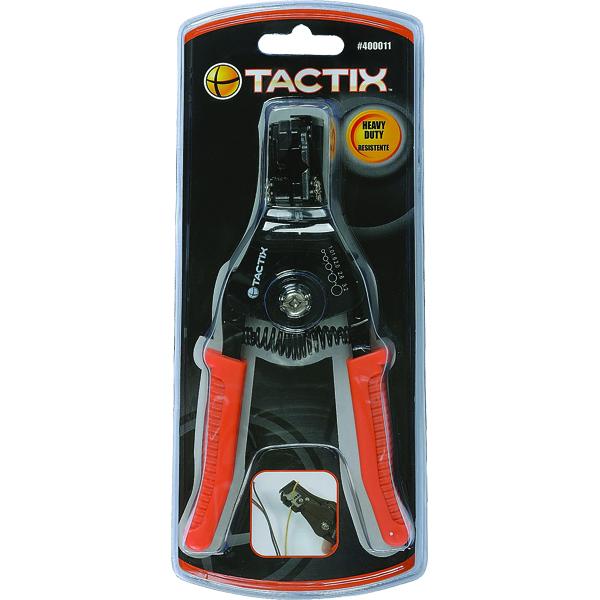 Tactix Wire Stripper Automatic | Pliers - Wire Stripping Pliers-Hand Tools-Tool Factory