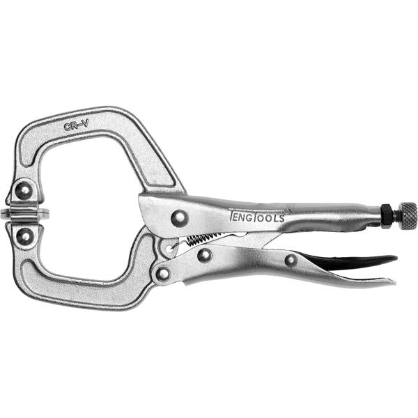 Teng 6In C-Clamp Locking Plier W/Swivel Pad | Pliers - Vice Grips-Hand Tools-Tool Factory