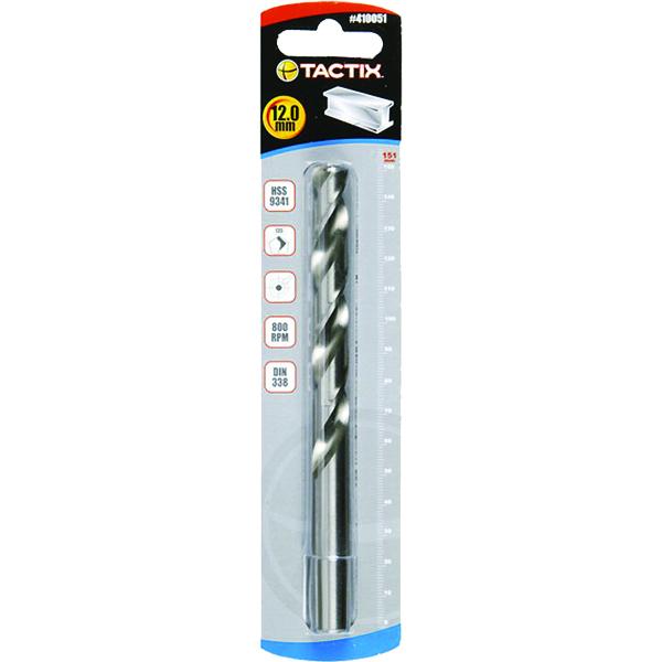 Tactix Hss Twist Drill 12Mm | Accessories - Metric-Power Tools-Tool Factory