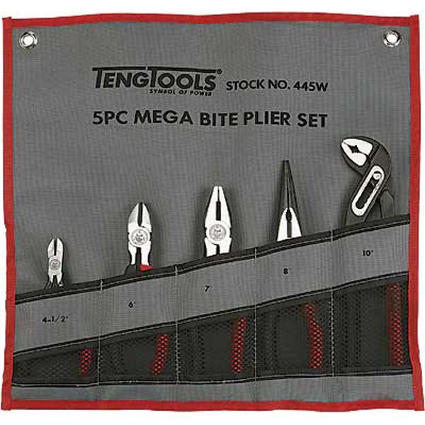 Teng 5Pc Mb Plier Set | Pliers - Sets-Hand Tools-Tool Factory