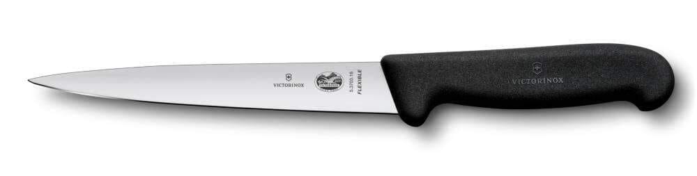 Victorinox Filleting Knife 5.3703.20cm Black Handle