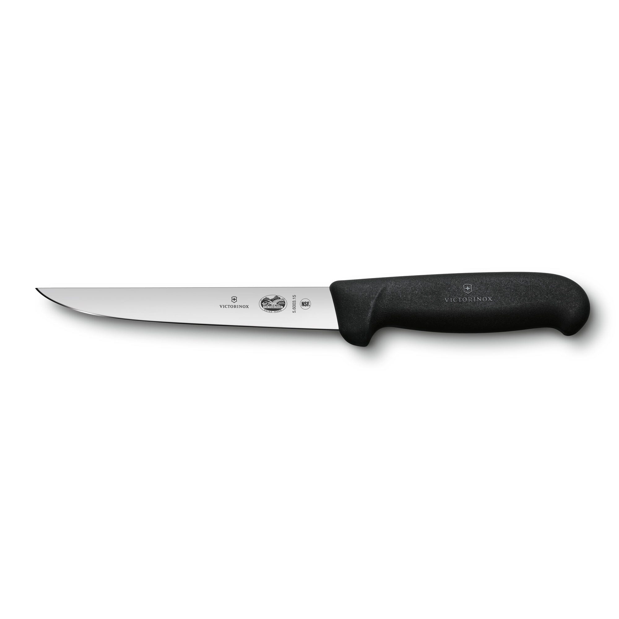 Victorinox Boning Knife 5.6003.15cm Straight Blade Black Handle