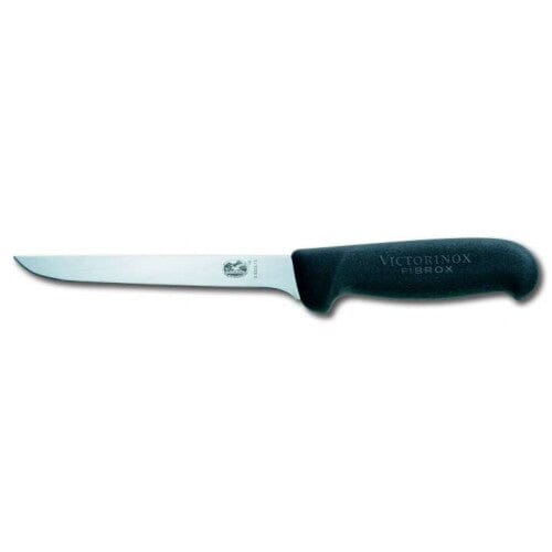 Victorinox Boning Knife 5.6303.15cm Straight Blade Black Handle