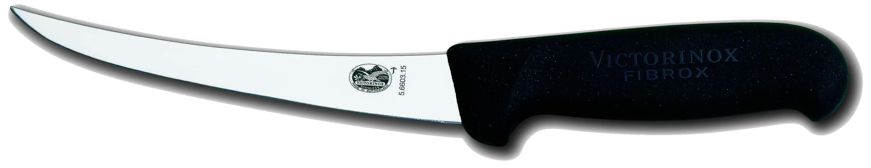 Victorinox Boning Knife 5.6603.15cm Curved Blade Black Handle