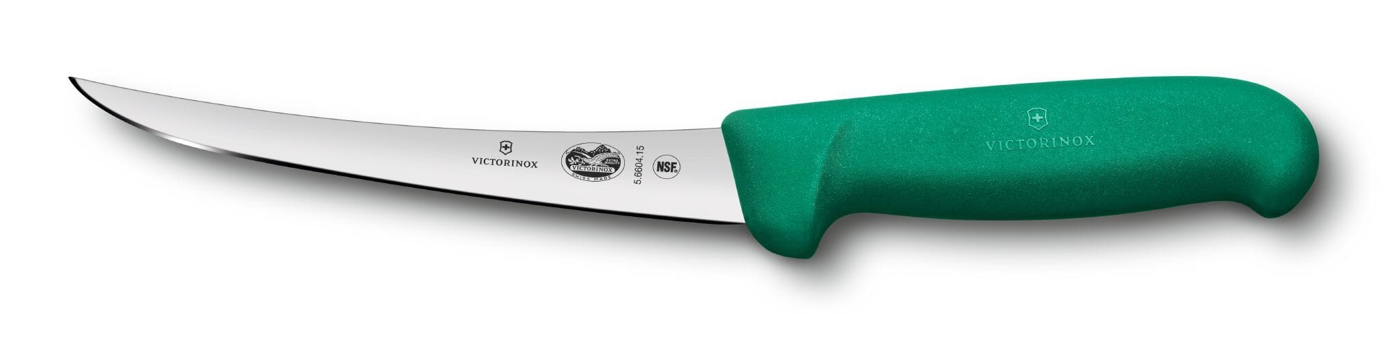 Victorinox Boning Knife 5.6604.15cm Curved Blade Green Handle