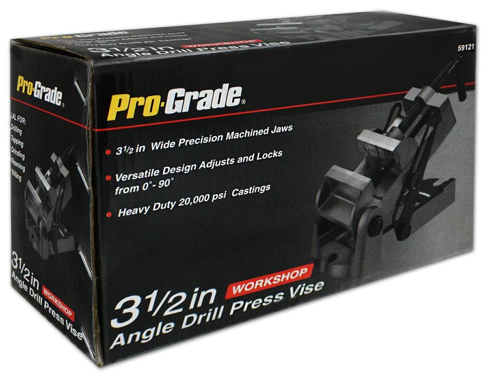 Allied Drill Press Vice Adjustable Angle Pro-Grade #59121 90mm