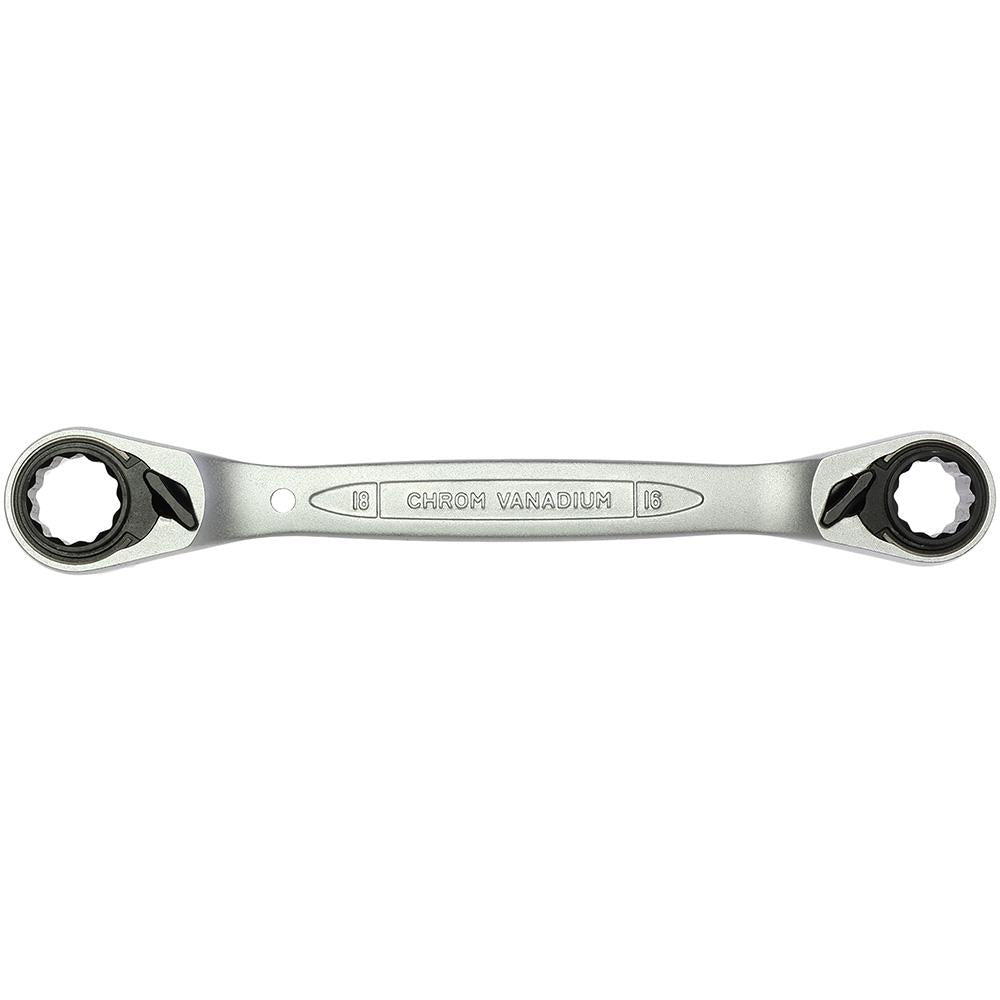 Teng Multi-Drive Rat. Ring Spanner 16X17/18X19Mm | Wrenches & Spanners - Ratcheting - Metric-Hand Tools-Tool Factory