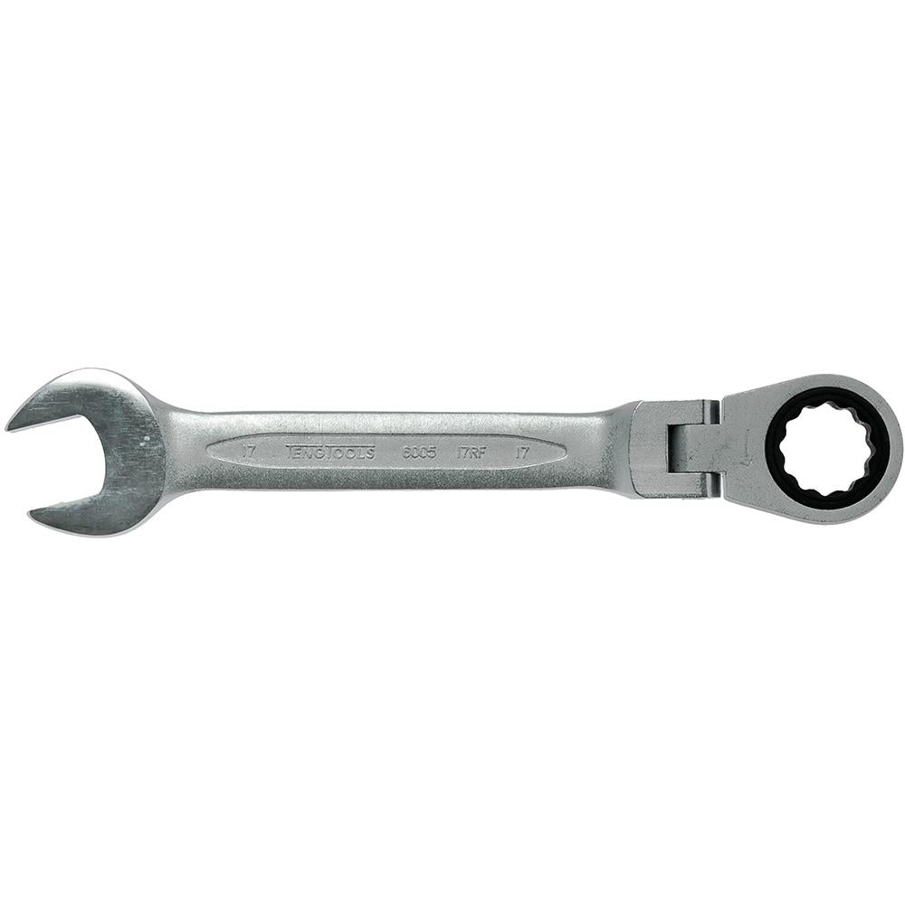 Teng Flex-Head Ratchet Combination Spanner 17Mm | Wrenches & Spanners - Ratcheting - Metric-Hand Tools-Tool Factory