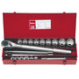 Koken 3/4" Dr Socket Set - 20pc 21-50mm-Sockets & Accessories-Tool Factory