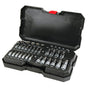Powerbuilt 1/4”, 3/8”, 1/2” Dr 35pc Male & Female Torx Socket Set