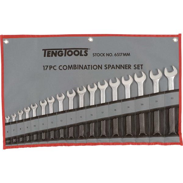 17Pc Roe Combination Spanner Set (6-22Mm) | Wrenches & Spanners - Sets-Hand Tools-Tool Factory