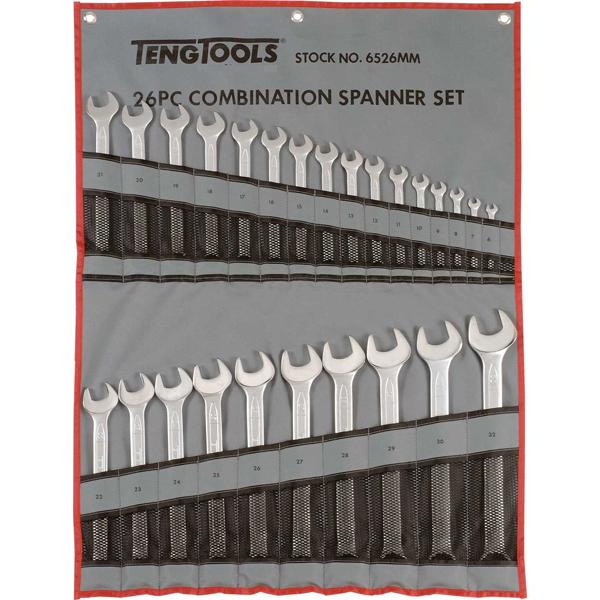 26Pc Roe Combination Spanner Set (6-32Mm) | Wrenches & Spanners - Sets-Hand Tools-Tool Factory