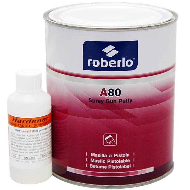 Roberlo A-80 Spray Gun Polyester Putty 1L-Fillers & Applicators-Tool Factory