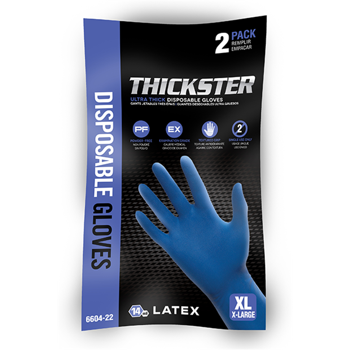 Sas Thickster Pf Latex Gloves Xlarge (2 Pair)-Gloves-Tool Factory