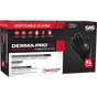 Sas Derma-Pro Black Pf Nitrile Gloves Xlarge (Box 100)-Gloves-Tool Factory