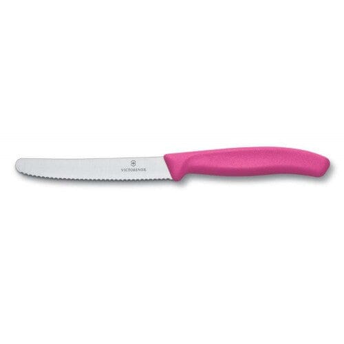 Victorinox Tomato & Sausage Knife 6.7836 - 11cm Pink Handle