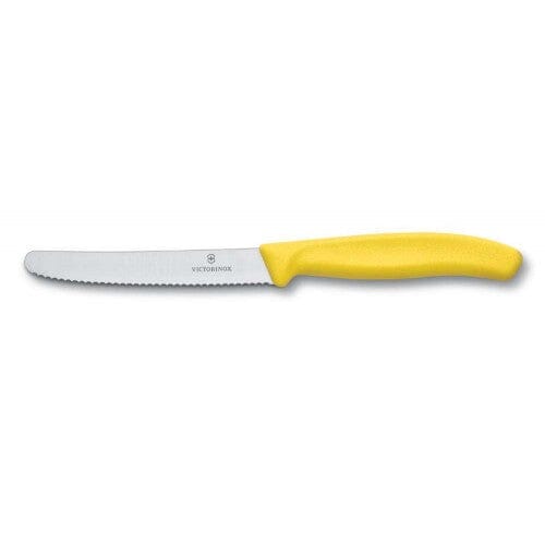 Victorinox Tomato & Sausage Knife 6.7836 - 11cm Yellow Handle