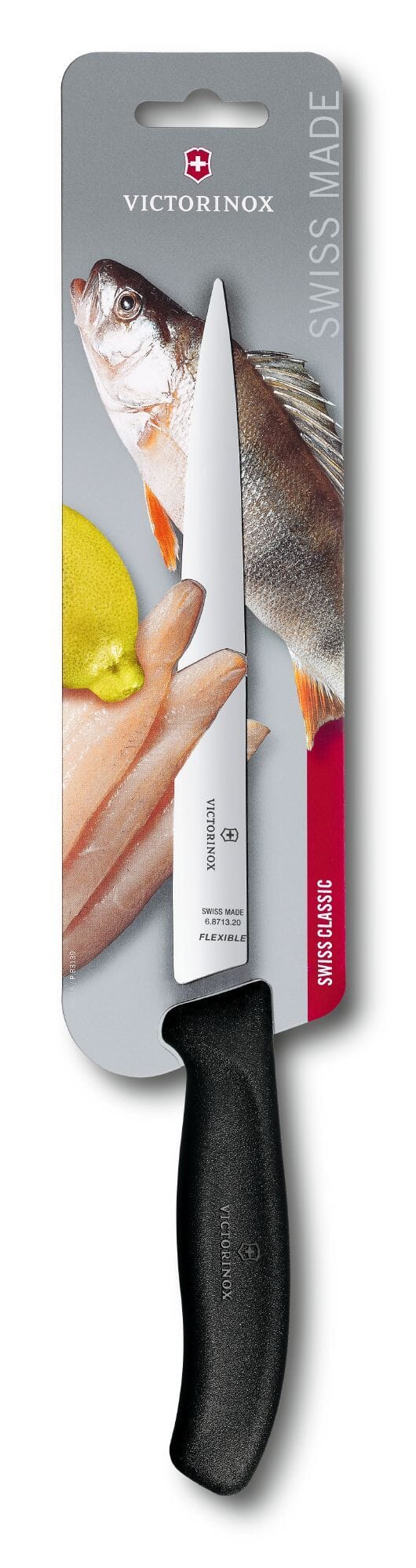 Victorinox Filleting Knife 6.8713.20 Black Swiss Classic Blister