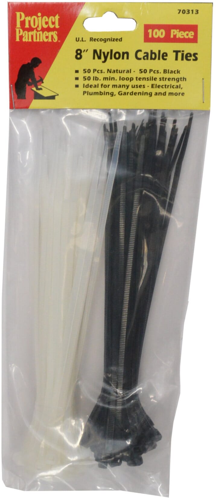 Allied Nylon Cable Ties 100-pce #70313 175mm
