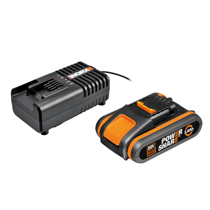 Worx 20V 2 Ah Battery & Charger