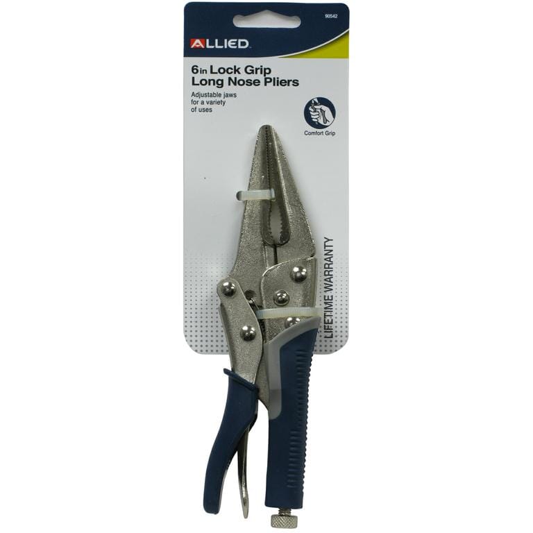 Allied Lock Grip Pliers - Long Nose #90542 150mm