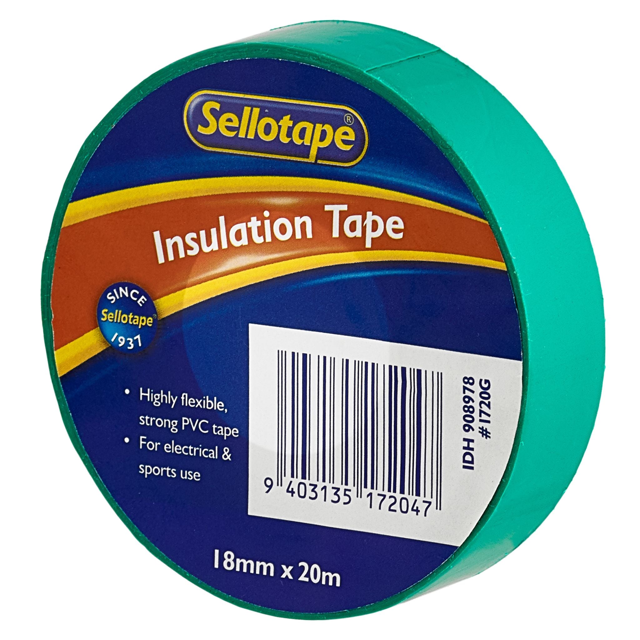 Sellotape 1720G Insulation Green 18mmx20m