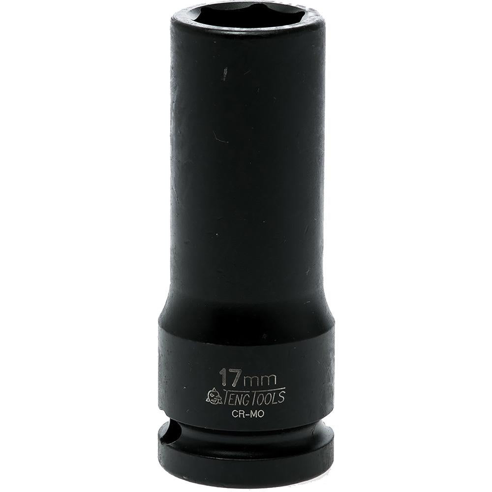 Teng 1/2In Dr. Deep Impact Socket 17Mm Din | Socketry - 1/2 Inch Drive-Hand Tools-Tool Factory