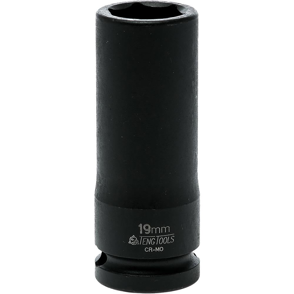 Teng 1/2In Dr. Deep Impact Socket 19Mm Din | Socketry - 1/2 Inch Drive-Hand Tools-Tool Factory