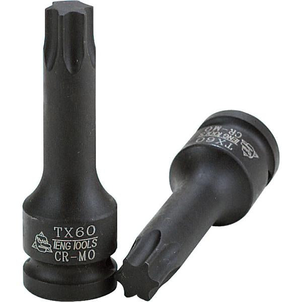 Teng 1/2In Dr. Tx20 Impact Bit Socket Din | Socketry - 1/2 Inch Drive-Hand Tools-Tool Factory