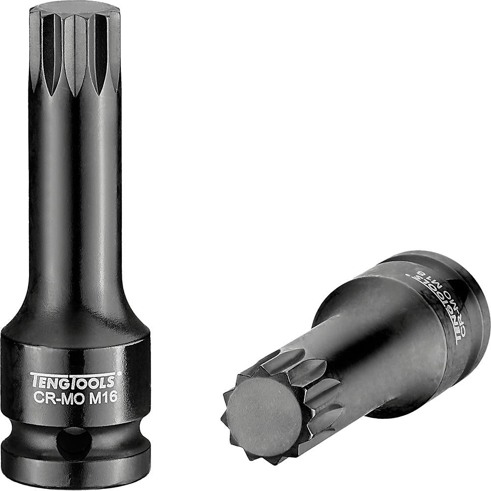 Teng 1/2In Dr. Impact Socket Xzn 16 X 78Mm | Accessories - Spline-Power Tools-Tool Factory