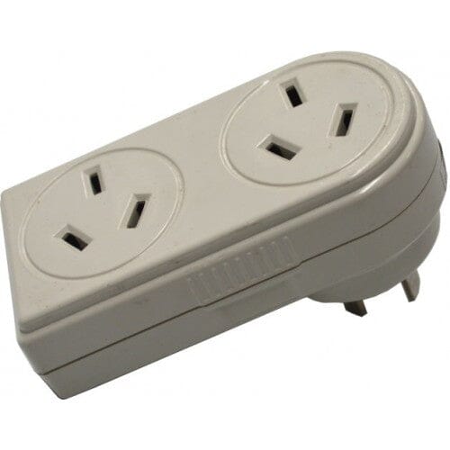 Xlectric Double Adaptor - Horizontal 10A