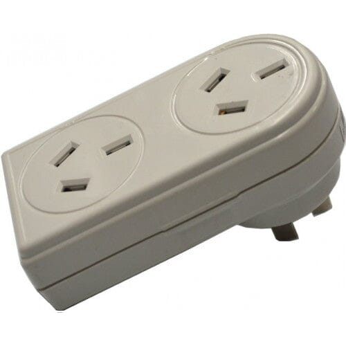 Xlectric Double Adaptor - Vertical 10A