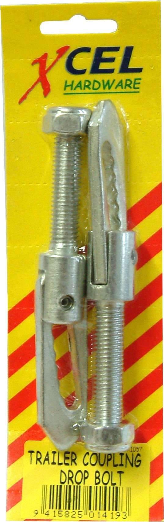 Xcel Tailgate Drop Pins - Galvanised Bolt-on Type 2-pce Carded